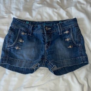 Sang Real blue Jean shorts size Medium